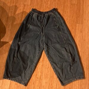 COS Blue Denim balloon pant